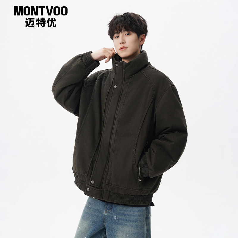 【保暖舒适】冬季立领羽绒服外套