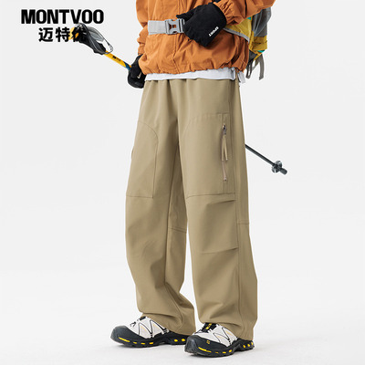 【大码穿搭】户外伞兵工装冲锋裤