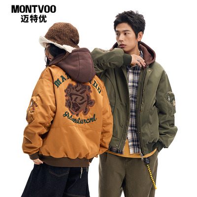 【暖暖入冬】机能加厚棒球羽绒服