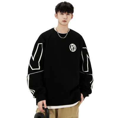 【潮流百搭】圆领重磅卫衣加绒