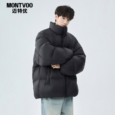 【御寒保暖】立领泡芙羽绒服外套