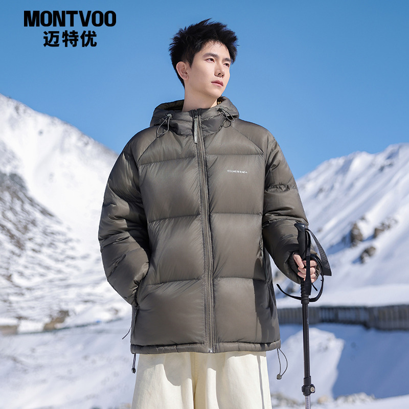 【美式连帽】防风抗寒羽绒服男士