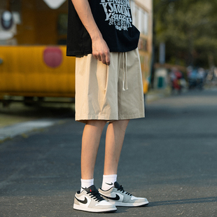 短裤 男款 夏季 直筒休闲中 速发工装 薄款 宽松冰丝男生篮球运动五分裤