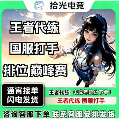 拾光工作室王者荣耀代打代练大小国标省标排位战力巅峰赛陪玩陪练