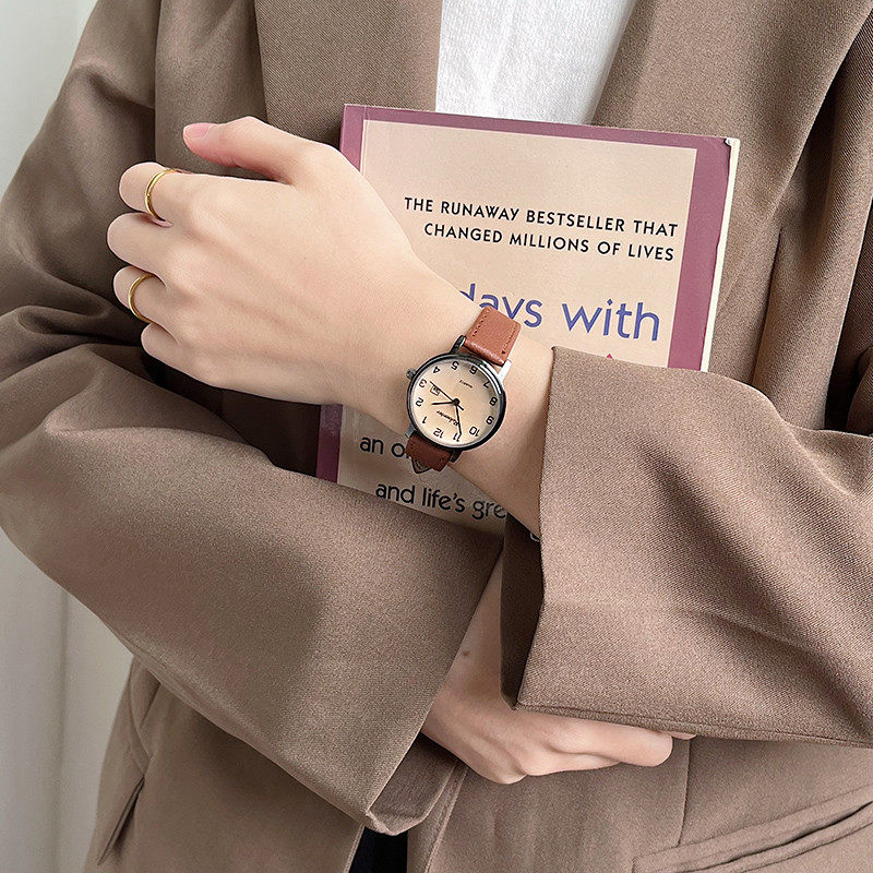 迪士尼手表女款学生考试专用初中生高中女生2023新款机械电子女士