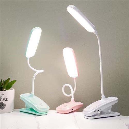 l Clipon small table lamp charging and plugin dualuse readin