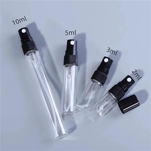 30/50/100pcs 2ml 3ml 5ml 10ml Glass Perfume Bottles Portable