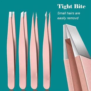 Tweezers Stainless Facial Precision Hair For Steel Eyebrow