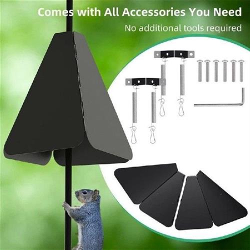 Bird Squirrel Baffle Clear Dome Wrap Squirrel Guard Bird