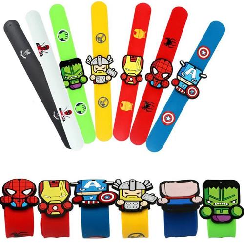 Spiderman Boys Cartoon Bracelet Iron Man Deadpool Hulk Anime