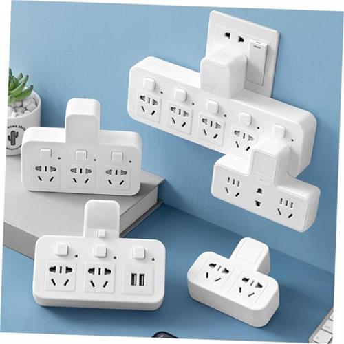 Power cord extension socket plug wire board with towing plat