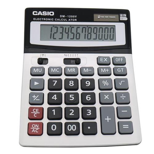 12 Digits Large Display Desktop Solar Calculator Ultrathin