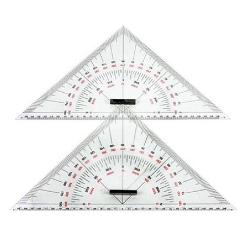 JUF-Chart Drawing Triangle Ruler for Ship Drawing 300mm