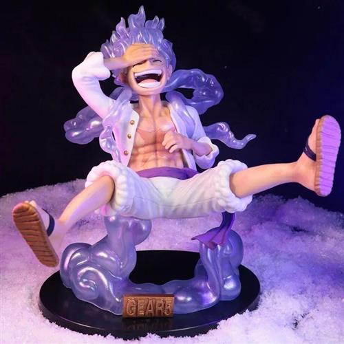 Anime One Piece Figure Luffy Gear 5 Action Figure Sun God Lu