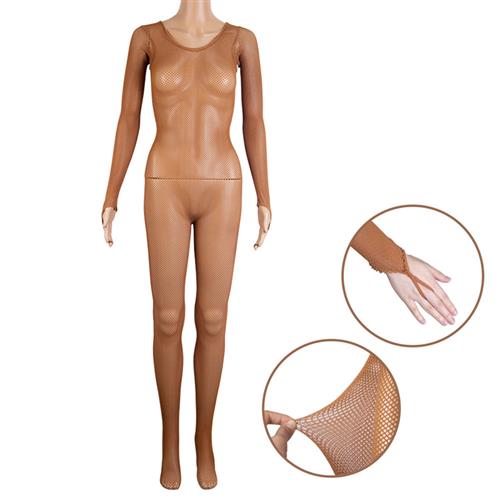 Latin Full Body Jumpsuits Professional Fishnet Ballroom&Lati