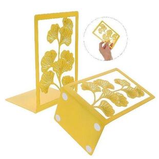 Leaf Bookshelf Pcs Kids function Bookends Ginkgo Multi