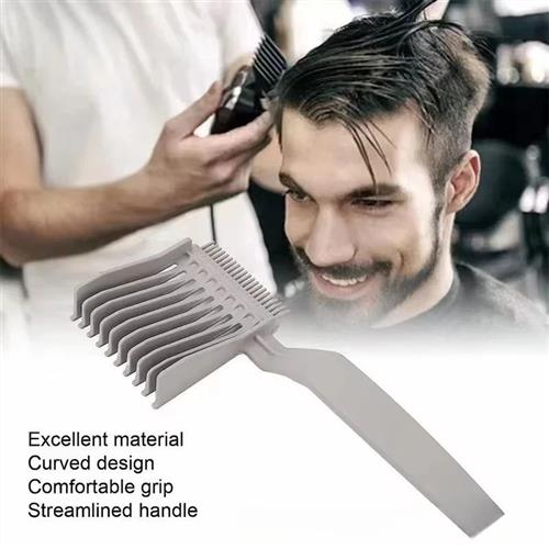 1pc Hair Cutting Positioning Comb Barber Clipper Blending Fl