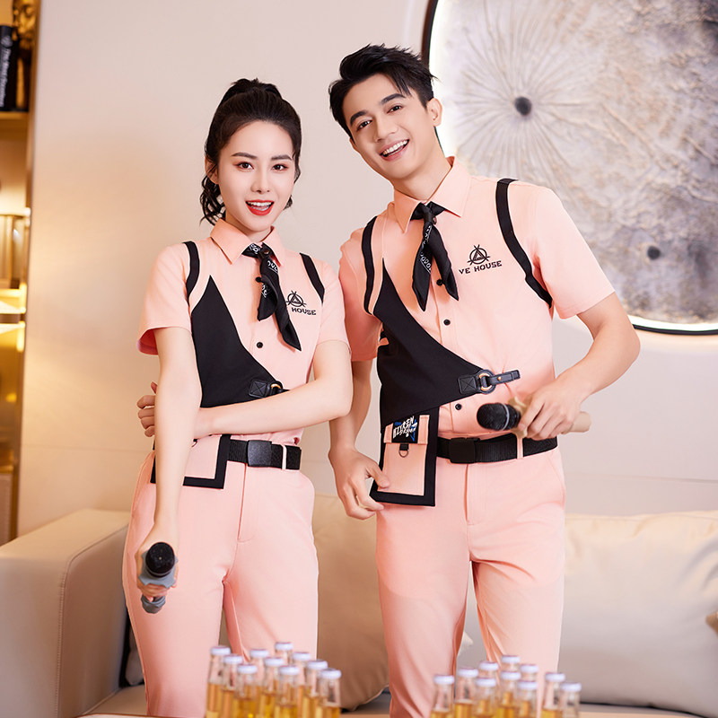 龙丽儿夜场酒吧服务员工作服男女
