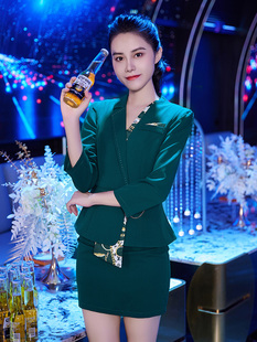 龙丽儿夜场酒吧ktv服务员工作服高端会所足浴工装定制酒店员工服