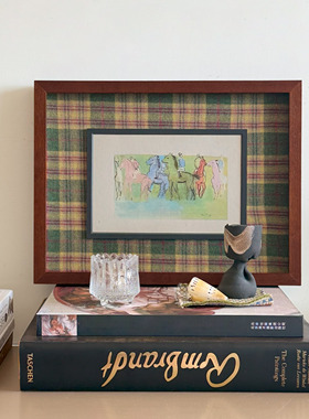 【horse】小马水彩插画英伦中古小众高级装饰画客厅背景餐厅挂画