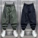 潮牌宽松束脚青年大口袋痞帅哈伦裤 特大码 男 裤 男士 300斤夏季 工装