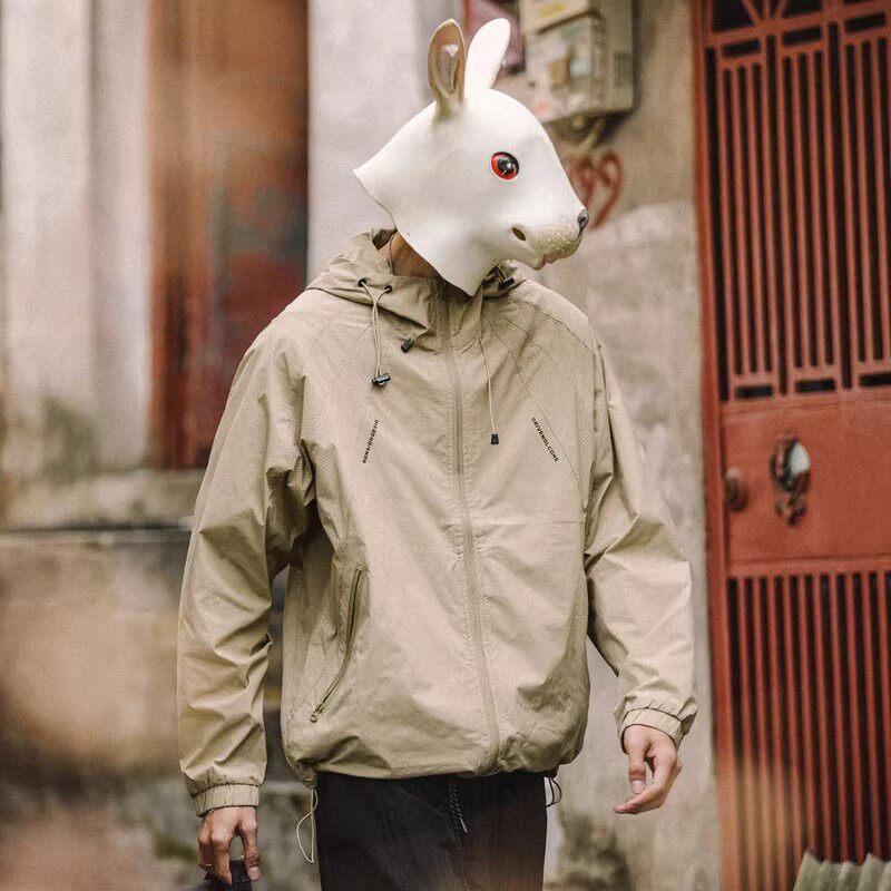 大码夏季户外运动UPF50+防晒衣外套男款轻薄款防紫外线防晒皮肤衣