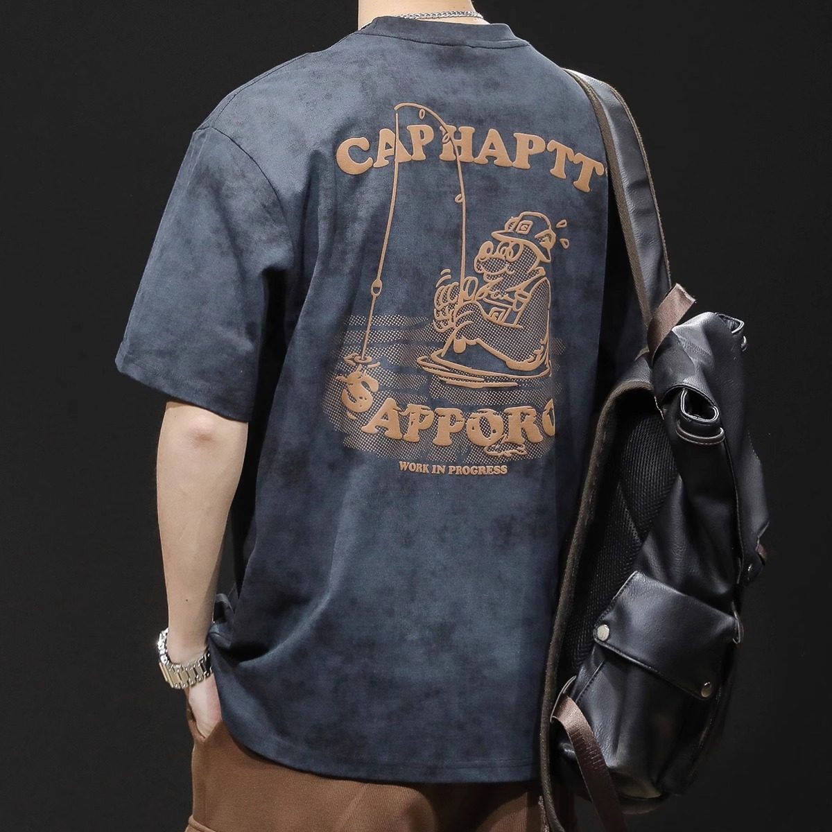 大码美式重磅短袖t恤男士宽松潮牌夏季2025新款衣服纯棉男装体恤2,男装,T恤,淘宝优惠券,粉丝福利购,淘宝优惠卷