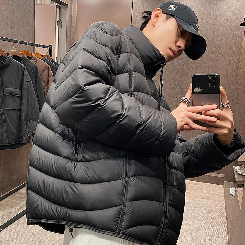 大码复古排骨战神轻便羽绒服男