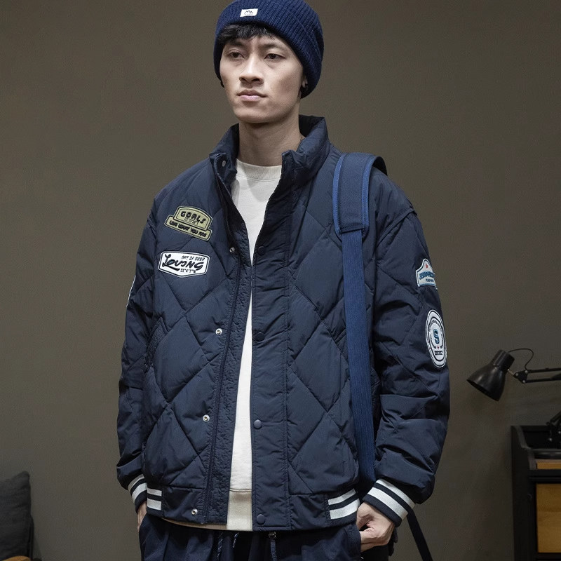 特大码300斤冬季加厚美式复古羽绒棉服男款棒球外套男士夹克冬装2,男装,棉衣,淘宝优惠券,粉丝福利购,淘宝优惠卷