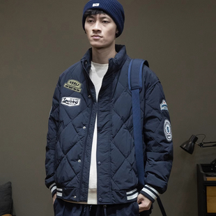 特大码300斤冬季加厚美式复古羽绒棉服男款棒球外套男士夹克冬装2