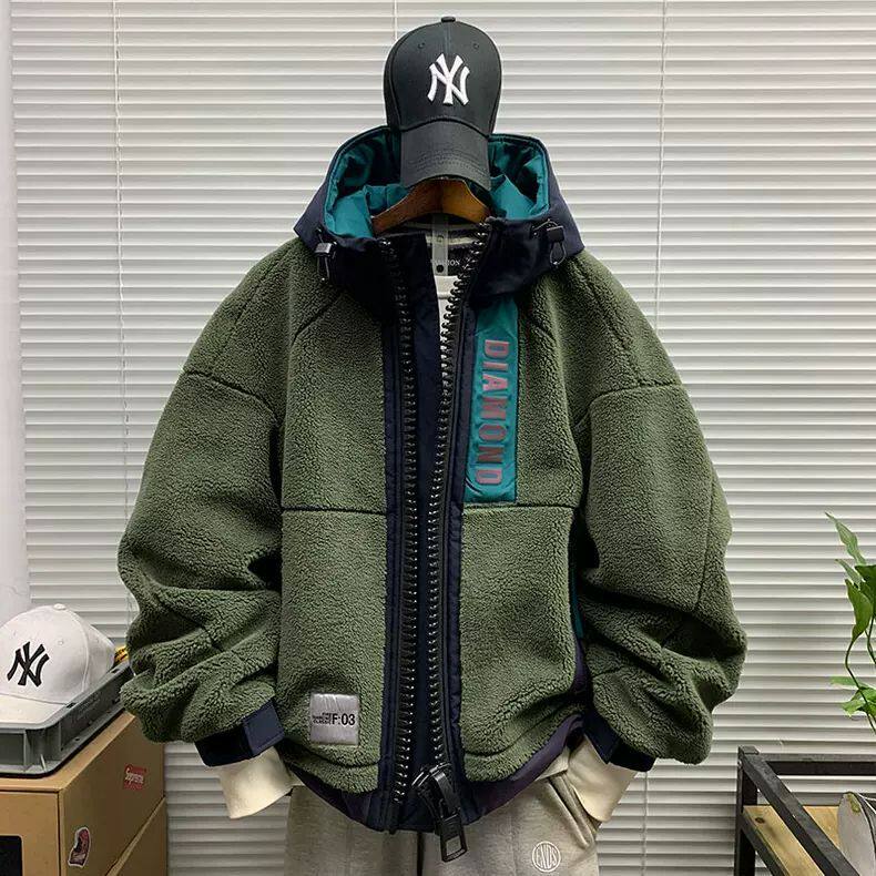 大码300斤美式潮牌连帽羽绒棉服外套男冬季宽松百搭保暖休闲上衣,男装,棉衣,淘宝优惠券,粉丝福利购,淘宝优惠卷