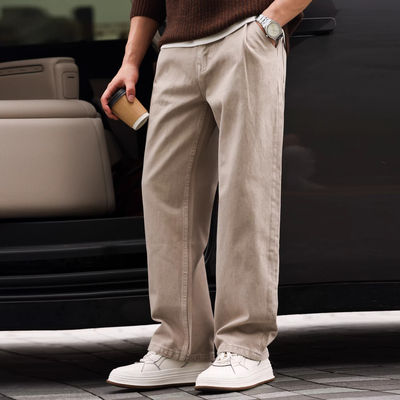 大码阿苏特水洗长绒棉工装裤男