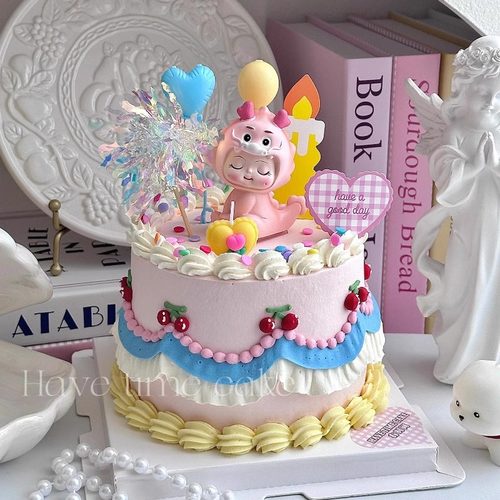 龙宝宝满月百天蛋糕装饰摆件