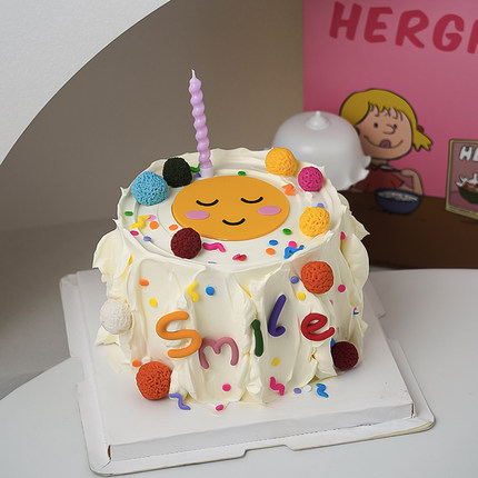 网红宝宝生日蛋糕装饰软胶smile笑脸套装翻糖搓球器烘焙装扮插件