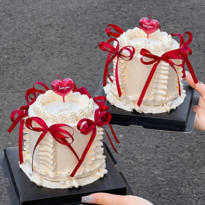 loveyou爱心蜡烛蛋糕装饰