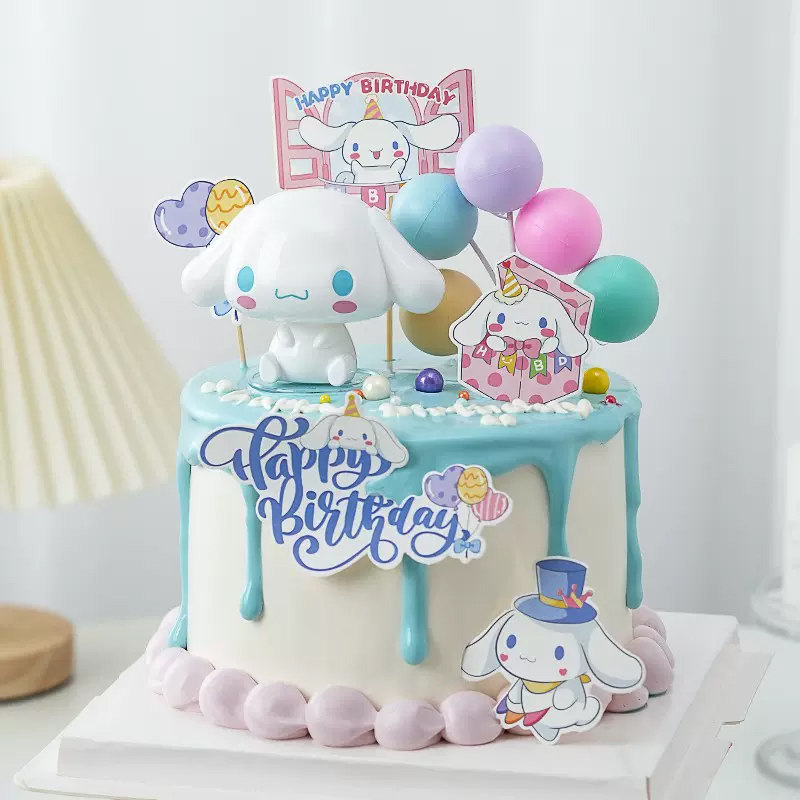 网红儿童酷米米蛋糕装饰摆件可爱大耳狗卡通生日甜品烘焙插件配件,节庆用品/礼品,节日装扮用品,淘宝优惠券,粉丝福利购,淘宝优惠卷