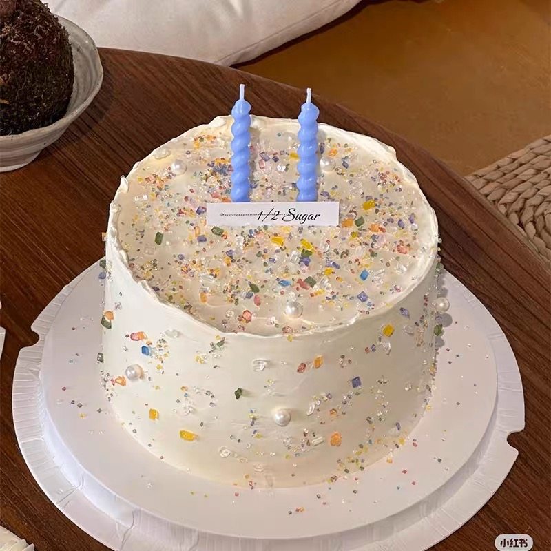 ins小红书同款唯美简约彩色水晶钻石砂糖螺旋蜡烛蛋糕装饰插件,节庆用品/礼品,节日装扮用品,淘宝优惠券,粉丝福利购,淘宝优惠卷
