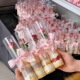 女神节快乐网红慕斯甜品蛋糕杯装 饰康乃馨直筒杯手提袋烘焙包装
