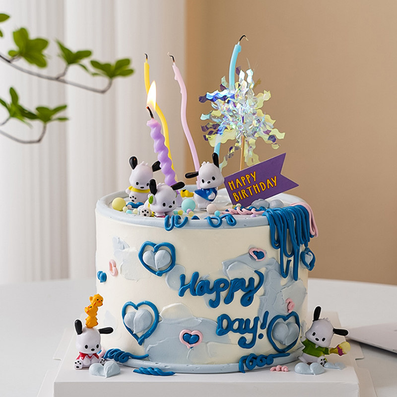 帕恰狗生日蛋糕装饰摆件复古可爱狗狗男孩女孩三丽鸥气球烘焙插件,节庆用品/礼品,节日装扮用品,淘宝优惠券,粉丝福利购,淘宝优惠卷