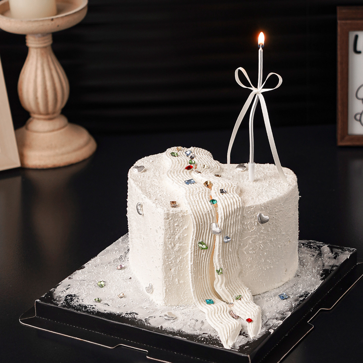 网红韩系简约风钻石彩色宝石蛋糕装饰女神生日烘焙甜品装扮插件,节庆用品/礼品,节日装扮用品,淘宝优惠券,粉丝福利购,淘宝优惠卷