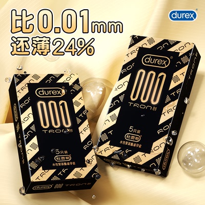杜蕾斯001tron聚氨酯超薄避孕套官方正品旗舰店安全套情趣男用