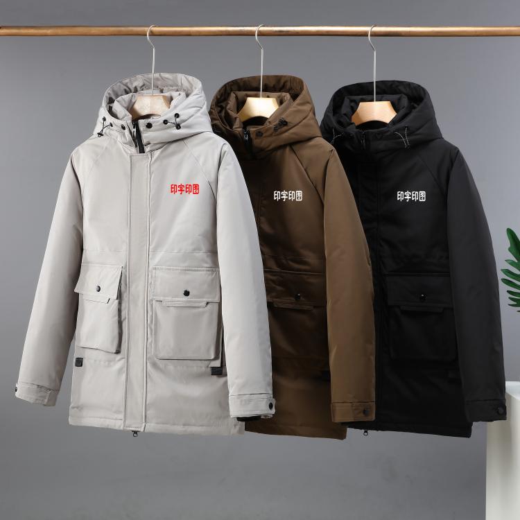 冬季定制羽绒棉工装印字logo棉服
