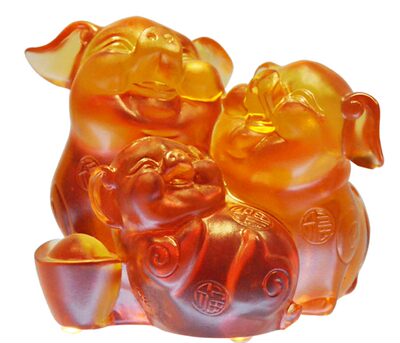 古法琉璃生日礼品摆件