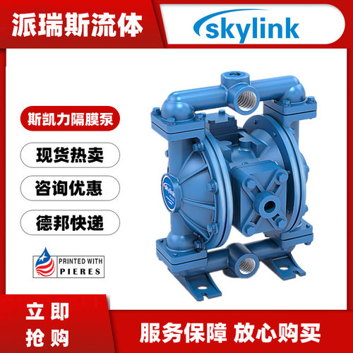 现货斯凯力SKYLINK气动双隔膜泵SK40/3AAA/EEEE/OBO气阀1.5寸DN40