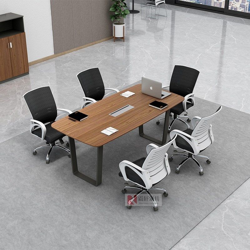 会议桌长桌办公家具办公桌椅简约钢木洽谈桌培训会客接待桌椅组合,商业/办公家具,会议桌,淘宝优惠券,粉丝福利购,淘宝优惠卷
