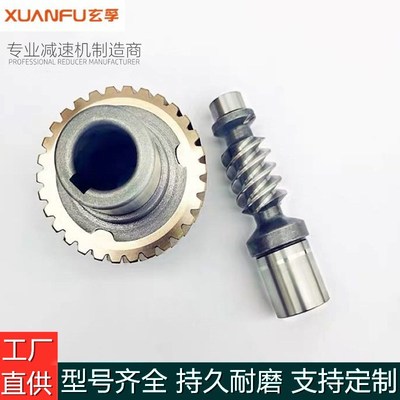 NMRV系列蜗轮蜗杆减速机 rv减速机配件铜涡轮蜗杆支持定