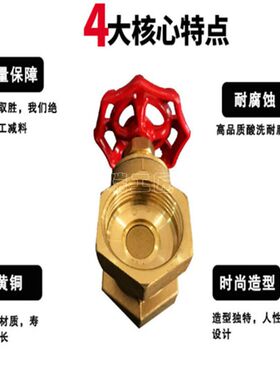 沪工远大盾安埃美柯铜丝扣螺纹闸阀Z15W-16T