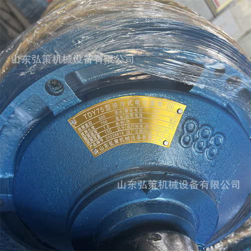 TDY75型油冷式电动滚筒 电机外置式电动滚筒 内置式包胶电动滚筒