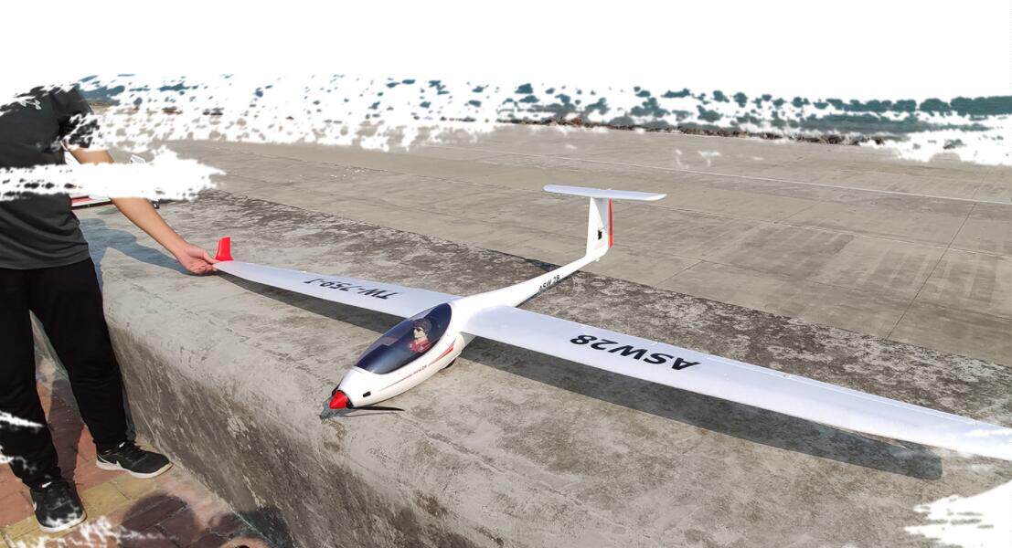 원격 제어 항공기 모델 EPO 항공기|항공 사진 FPV TW759-1 전기 글라이더 2.6 미터 ASW28 고정 날개