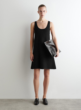 北欧风CS 女款 100羊毛吊带针织连衣裙 E631